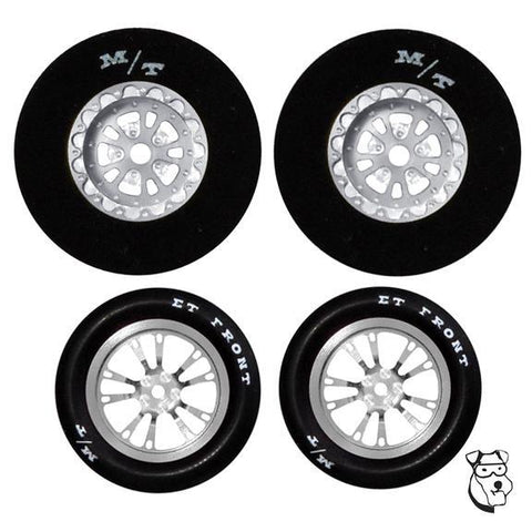 MAR5667  MID AMERICA NEW V-Series Rears - 1-3/16" Dia. x .400" Wide - Silver SET