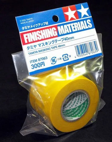 Tamiya 87063 40mm Width Masking Tape (18m Long) Paint Spray Craft Tool